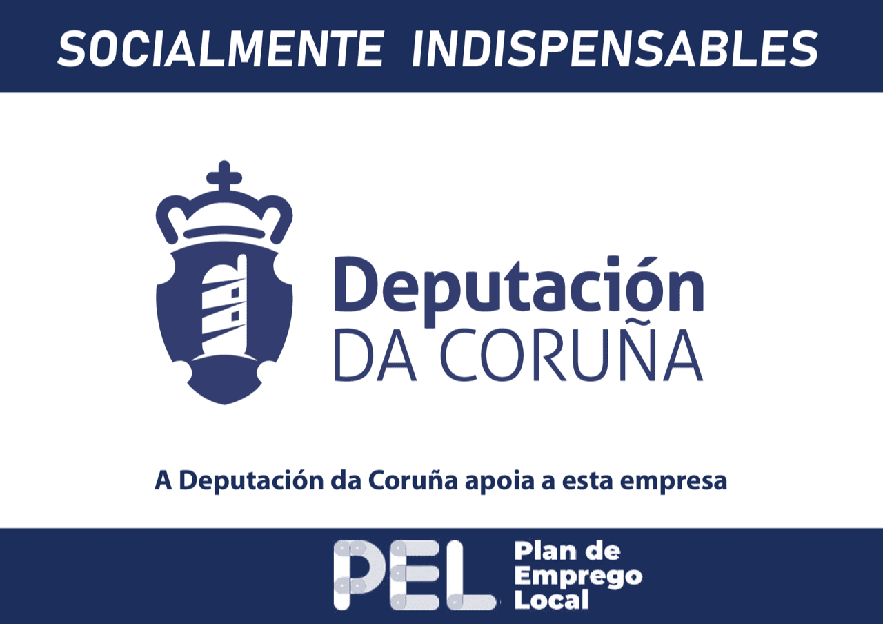 Logotipo Plan de Emprego Local Deputación da Coruña